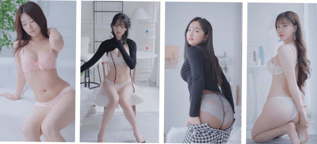 韩国美女模特/内衣/丝袜 试穿/换衣合集,4K超高清画质,共28GB