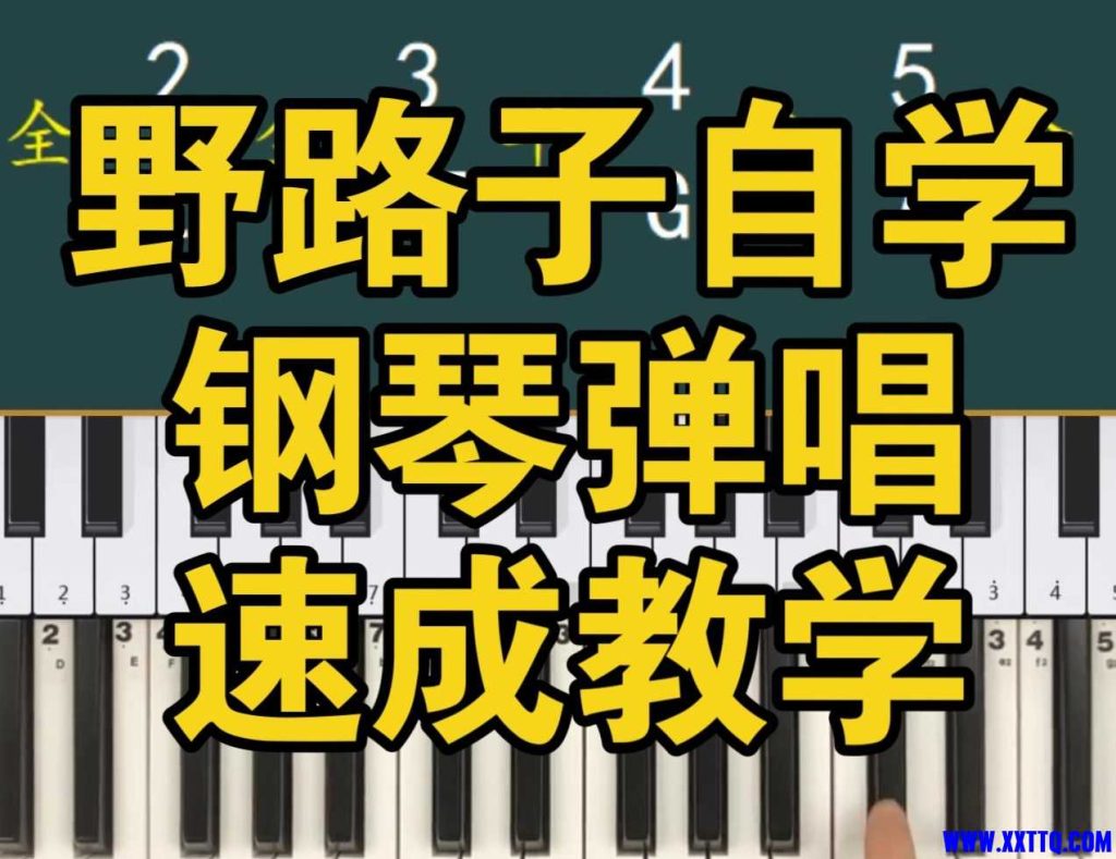 野路子钢琴弹唱100天速成系统课